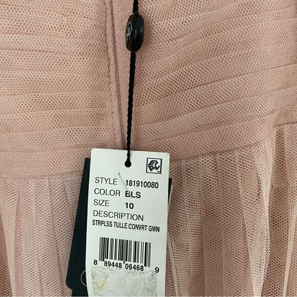 Adrianna Papell Women’s Love Story Infinity Dress Blush Pink size 10 - Picture 6 of 8